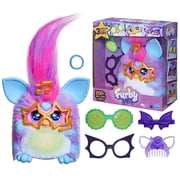 Furby Vibes Interactive Plush Toy, Blue Razz Color, Ages 6+