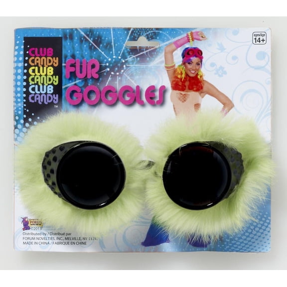 FUR GOGGLES-GREEN