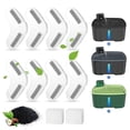 thumbnail image 1 of FURCLAN Dog Water Fountain Replacement Filters for Kenida 8L Fountain, Activated Carbon, with 2 Foam Sponges, 8-Pack, 1 of 7