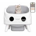 FURDEAR Automatic Self Cleaning Litter Box for Cats, Odor Control ...