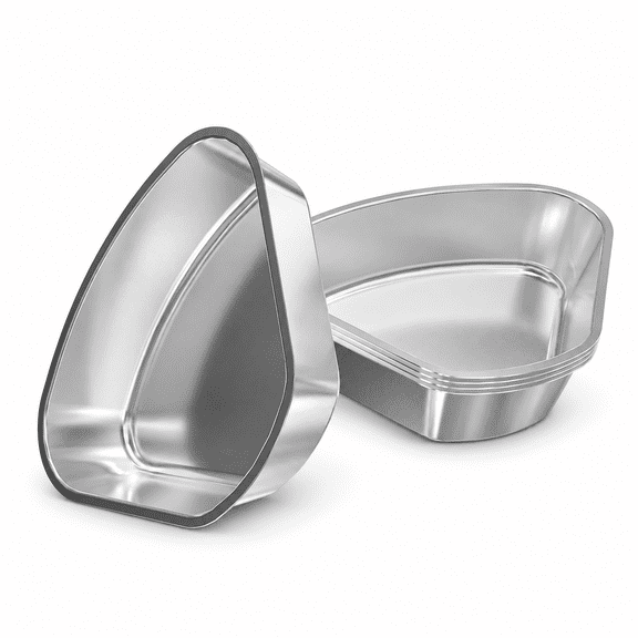 FURDEAR Replacement Stainless Steel Bowls for Smart Wet Food Feeder, 150g Each, 5 Pack