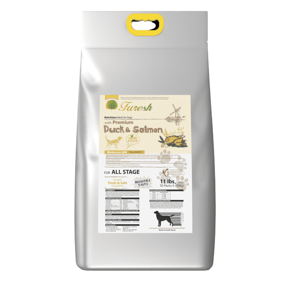 FURESH Limited Ingredient Dry Dog Food, Duck & Salmon Recipe, 11 lb Bag