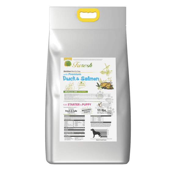 FURESH Limited Ingredient Dry Dog Food, Duck & Salmon Recipe, 11 lb