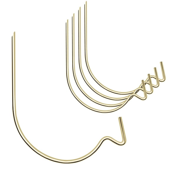 FURHUA 20-Piece Carbon Steel Picture Hanger,Hanging, Drywall,picture hooks,150 lb Maximum Load, Gold plating