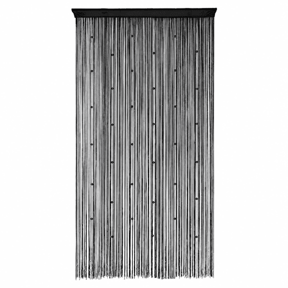FURMORA 2026 New 39*79" Beaded Curtain Door,String Curtains for Doorway,Beaded Curtains for Doorways Tassels Beads Hanging,Fringe Room Divider,Window,Hallway,Entrance,Wall,Closet,Privacy Decor,Black