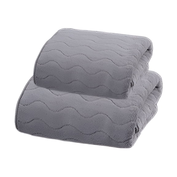FURMORA 2026 New Extra Large Bath Towels 2-Pack 40X80 Inch Oversized Bath Sheets Ultra Soft Absorbent Quick-Dry Microfiber Towels for Hotel Spa Gym Home Bathroom for Daily,Travel,Beach,Pool,Gym
