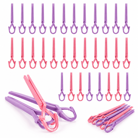 FURMORA 30Pcs Nail Polish Protector for Fingers - Acrylic Nail Protector Easy C Curve Nail Pinching Clips Manicure Tools Nail Art Accessories for Gel Finger Nail Extension Uv Builder