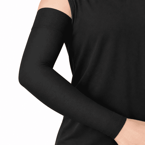 FURMORA Arm Compression Sleeve Women Men (Single), Medical Grade Arm Compression 15-20 Mmhg, Full Arm Support Long Pressure Sleeve for Lymphedema, Post Surgery Recovery, Arthritis, Swelling, Edema