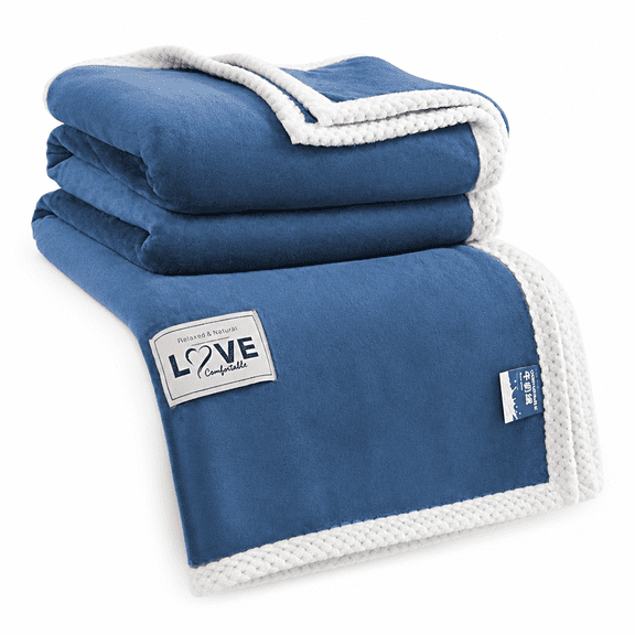 FURMORA Goose Down Comforter Queen Size- All Season Duvet Insert 100% Cotton Fabric Fluffy and Ultra-Soft Feather Down Comforter with Corner Loops All-Season Cool Comfort Easy Care