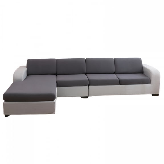 FURMORA Waterproof Jacquard Sofa Cover Sectional Couch Slipcover Furniture Protector,4 Seaters,Extra Large
