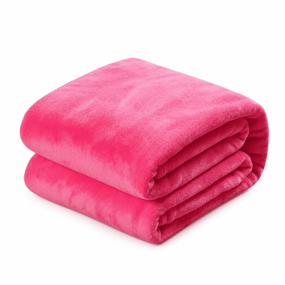 FURMORA Weighted Blanket Super Soft Warm Solid Micro Blanket Throw Rug Sofa Bedding Watermelon Red