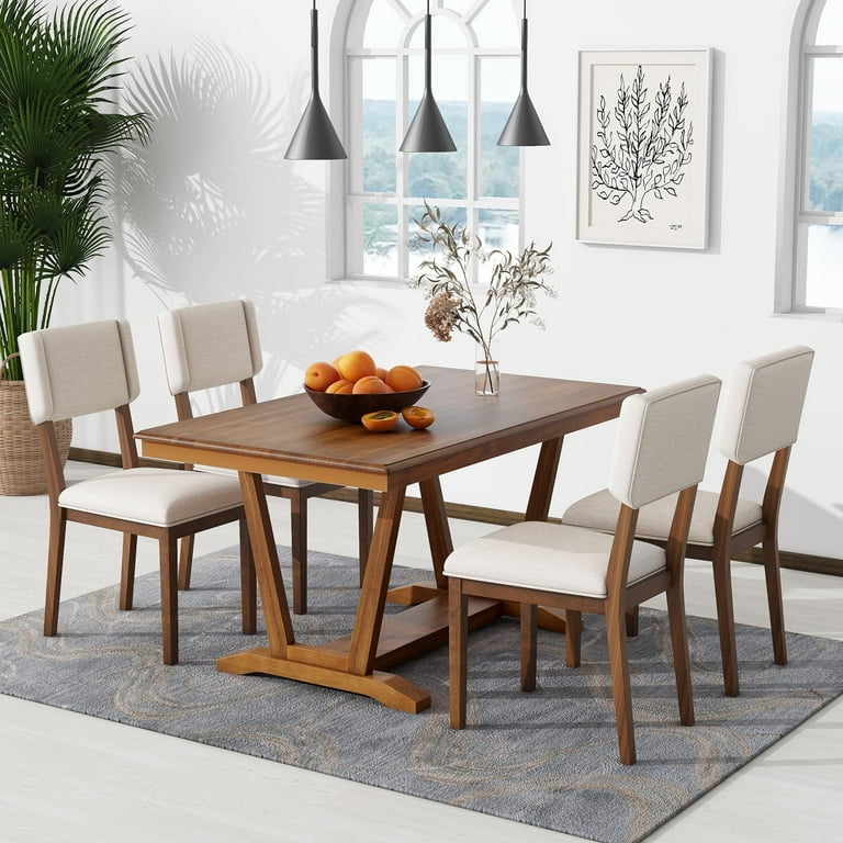 Farmhouse kitchen chairs set of 4 discount