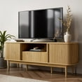 thumbnail image 1 of FURNIWAY Modern TV Stand with Storage, Entertainment Center up to 70 Inches, 1 of 7