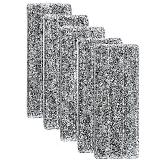 FURNIX 13 * 4.7" Generic Mop Pads Mop Head Refill Washable Wet/Dry Mops Flat Compatible With Most 11-13" Hook And Loop (Velcro) Flat Mops. System Floor Care System，Microfiber Pads