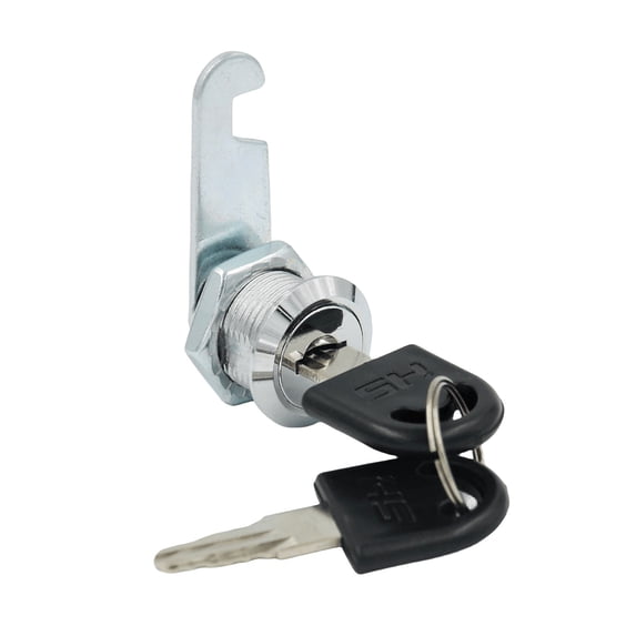 FURNIX 16mm Cabinet Lock with Keys,for Drawers,File Cabinets,Mailboxes,and Tool Boxes,Multi-Purpose Cam Lock,Replacement Lock for Furniture and Cabinets,16mm Cylinder,2 Keys Included
