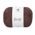 thumbnail image 1 of FURNIX 1Pc Yarn For Crochet & Knitting,50G Brown Soft Cotton Yarn For Handmade Craft Creations,Soft Fingering Cotton Yarn,Crochet Yarn,Knitting Handcraft Project Yarn,High Quality,Commercial Grade, 1 of 1