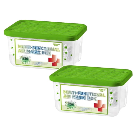 FURNIX 2Pc Air Purification Box,Activated Carbon Dust Odor Moisture Control,Home Kitchen Bathroom Box,Long-Lasting Enclosed Spaces,Maternal-Infant Safe Air Care,No-Electricity Hassle-Free Freshener