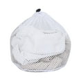 thumbnail image 1 of FURNIX 30x40 cm Reusable Drawstring Laundry Bag,Mesh Laundry Net for Machine Wash,Coarse Mesh,White,Small Laundry Wash Bag,Protects Delicates,Prevents Snags,Drawstring Closure,for Lingerie & Socks, 1 of 8