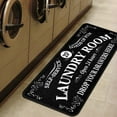 thumbnail image 1 of FURNIX 40x120cm Non-Slip Laundry Carpet Gray,Crystal Velvet Runner Mat,Decorative Kitchen Bathroom,Soft PVC Non-Slip Backing,Laundry Hallway Entryway, 1 of 6