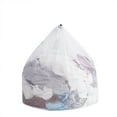 thumbnail image 1 of FURNIX 60x80cm Reusable Drawstring Laundry Bag,White Mesh Net Machine Wash,Coarse Extra Large,Protects Delicates Prevents Snags,Bedding Bulky Items, 1 of 8