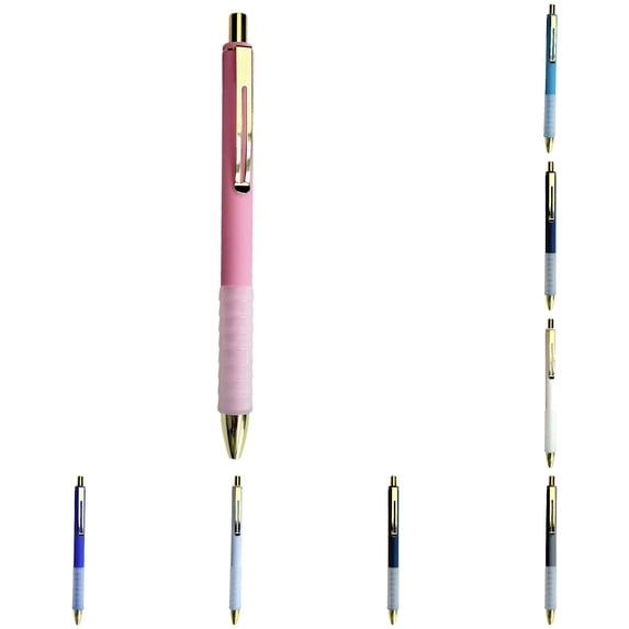 FURNIX Ballpoint Pen,Retractable Ball Point Pen For Men Women,Black Ink Medium Point,Smooth Writing,Comfortable Grip,Convenient Note-Taking,Nurse Teacher Supplies,College Study Work Accessories