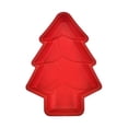 thumbnail image 1 of FURNIX Christmas Tree Silicone Molds For Cake & Cupcake,Non-Stick Baking Molds For Biscuits,Chocolate,Fondant. Diy Tools With Christmas Tree For Holiday Parties,New Year Celebration,Gift Red B, 1 of 8