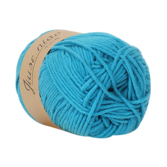 FURNIX Cotton Yarn For Crocheting & Knitting,Blue Durable Construction – Resists Pilling & Fading,50G Soft Cotton Yarn,Crochet Yarn,Amigurumi Pattern Yarn,Crochet Yarn Cotton,Baby Yarn For Crocheting