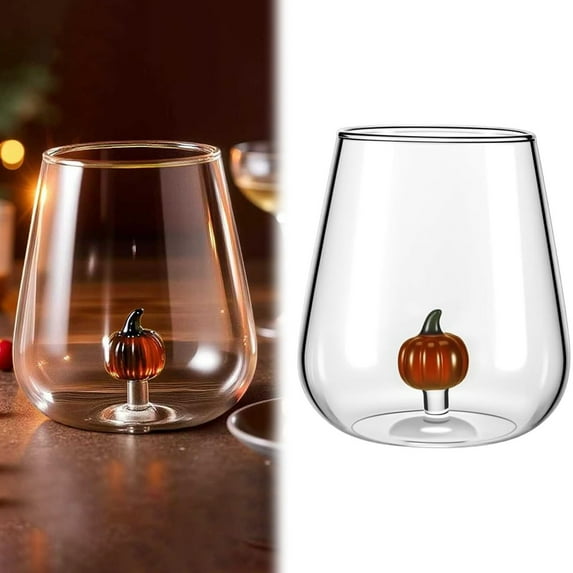 FURNIX Halloween Cup Clear Hard Plastic Cups/Tumblers Champagne Flutes,Clear Plastic Glasses,Wine Cups Versatile Drinking Glass For Champagne,Cocktails,Beer,Sodas,For Parties Home Bar Pumpkin