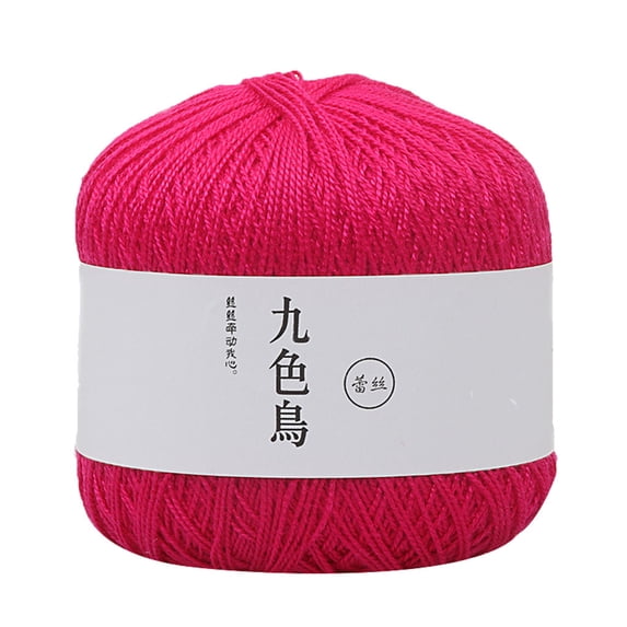 FURNIX Hand Knitting Yarn,60G Pink Thoughtful Yarn Gift For Crafters – Expresses Creativity & Care,Soft Mercerized Cotton Thread,Fingering Weight Yarn,Crochet Art Project Yarn,Lace Yarn For Knitting