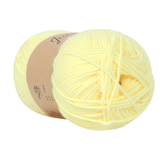FURNIX Handicrafter Cotton Solids Yarn,Yellow Soft & Gentle On Skin Comfortable For All-Day Wear,Solid Handicrafter Yarn,Cotton Knitting Yarn,Beginner Crochet Yarn,Thick Cotton Yarn,Yarn For Crochet