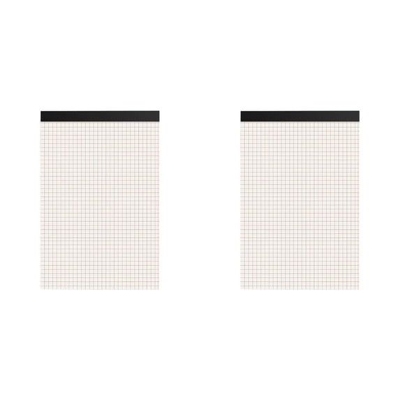 FURNIX Journal Notebook,Grid Memo White A5 Notebook (2 Pcs),Notebooks For Work & Note Taking,College Ruled Notebook,Travelers Diary,Writing Journal For Women Men,Bible Notebook,Planner To Do List