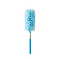 FURNIX [Microfiber] Hand [Duster] [Washable] Cleaning Tool Extendable [Duster] Feather Duster Extendable Cobweb Duster for Cleaning Ceiling Fan,Office,Car,Air Condition,Blinds,Furniture & Cars Blue