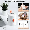 thumbnail image 1 of FURNIX Multi-Functional Electronics Cleaner,Phone Laptop Screen Care Tool,Retractable Keyboard Brush,Portable Device Cleaning Tool,Camera Earbud Cleaner,Mist Spray Electronics Cleansing Kit White, 1 of 8