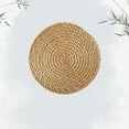 thumbnail image 1 of FURNIX Natural Jute Round Trivet Set,4.3-Inch Coasters for Hot Plates Pots Pans,Rustic Farmhouse Table Protector Decor,Heat Resistant Table Mat for Dining Kitchen,Eco-Friendly Home Decor Accessory, 1 of 4