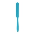 thumbnail image 1 of FURNIX Non Stick Wax Spatulas Silicone Waxing Sticks Applicator Hair Removal Large Reusable Scraper Area Hard Wax Long Handle Skinny Scraper For Jars For Home Salon Body Use Mixing Resin Blue, 1 of 1