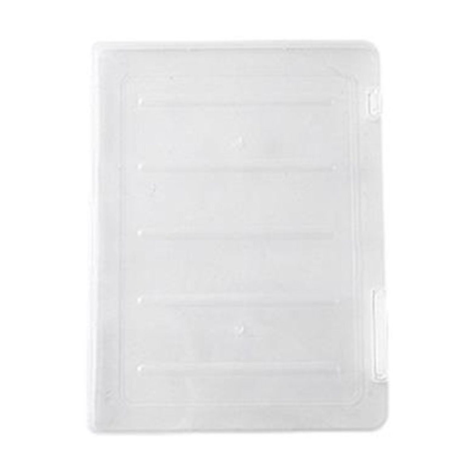 Stackable Plastic File Box FURNIX Plastic File Storage Box with Snap-Tight Latch, Stackable ...