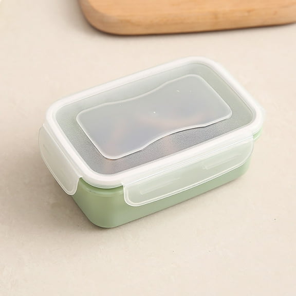 FURNIX Rectangular Sealed Box,Leak-Proof Food Container,Airtight Locking Lid,Water-Proof Storage,Bpa-Free Container,Storage Food Holder,Short Food Keeper,Secure Storage Container Pink 5.5X3.7X2In