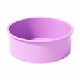 thumbnail image 1 of FURNIX Round Silicone Cake Pan Baking Mold BPA-Free Kitchen Baking Tool with Egg 6 in Separator Non-Stick Quick Release Suitable for Cheesecake Chocolate Cake Brownie Cake puddings Purple 6x2.3in, 1 of 8