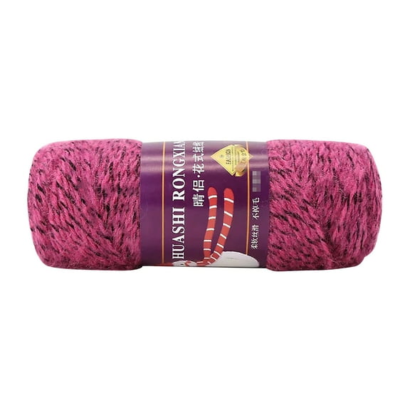 FURNIX Soft Cotton Blend Yarn,75G Pink Variegated Acrylic Knitting Yarn – Soft & Durable For Diy Projects,Medium Worsted Cotton,Blanket Making Yarn,Beginner Friendly,Commercial Grade,Low-Maintenance