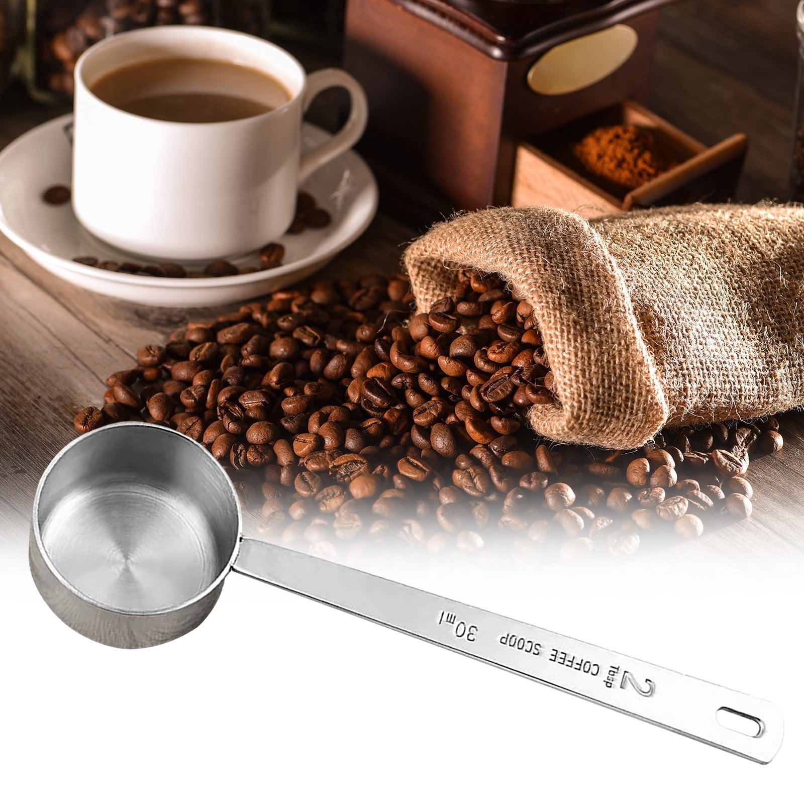Tea Scraper FURNIX Stainless Steel Measuring Spoon,Premium Food Grade Tea Spoons ...