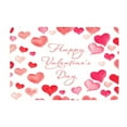 thumbnail image 1 of FURNIX Valentine's Day Doormat 40x60cm,Love Heart Print Non-Slip,Indoor Outdoor Entryway Porch,Festive Red Heart Polyester,Durable Easy Clean Living Room, 1 of 1