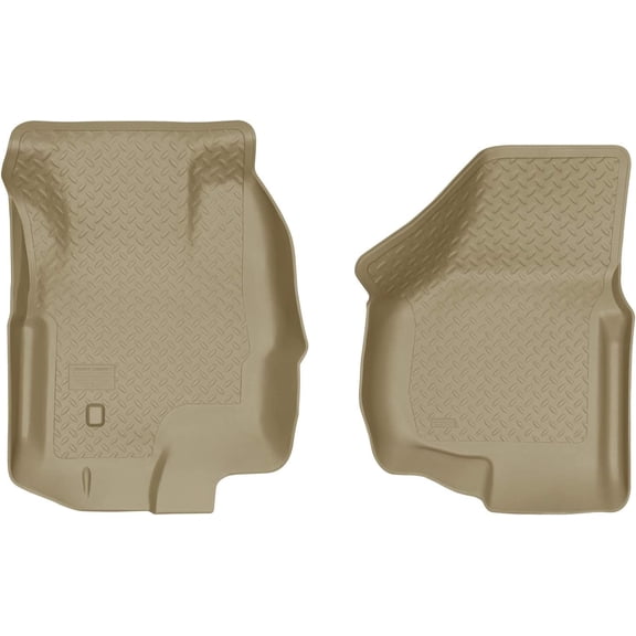 FURNO — Classic Style Floor Liners | Fits 2000-2005 Ford Excursion, Front Liners - Tan, 2 pcs. | 33903
