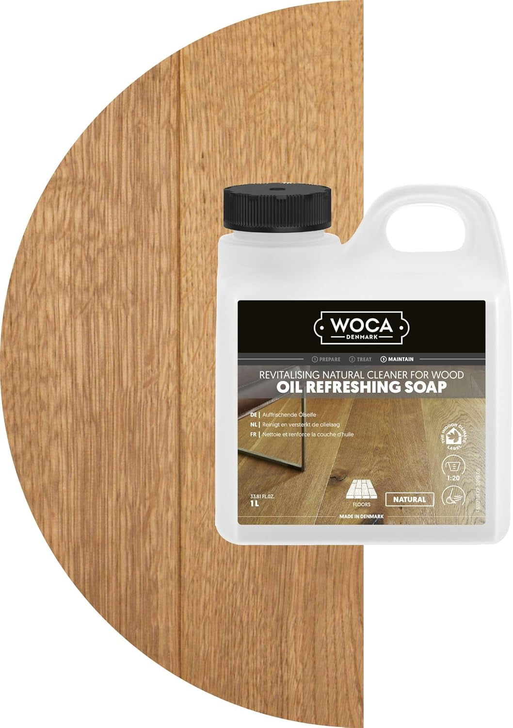 FURNO Denmark Oil Refreshing Soap Natural 1L – Oiled Wood Floor Cleaner ...