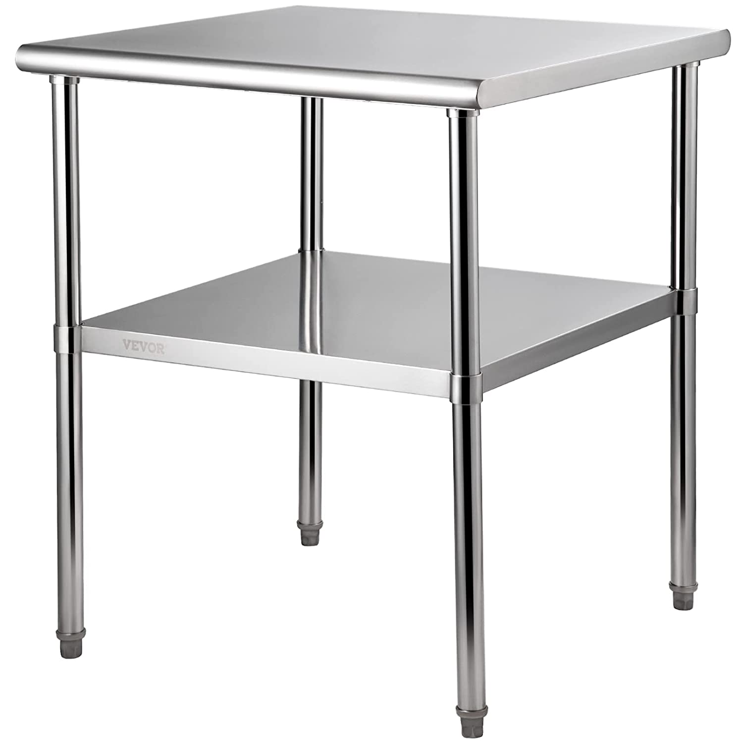 FURNO Stainless Steel Prep Table, 30 x 30 x 36 Inch, 800lbs Load ...