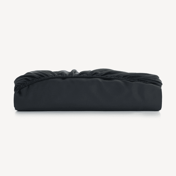 Slashop Bamboo Viscose Fitted Sheets, Black, Twin-XL - Pet Hair Resistant