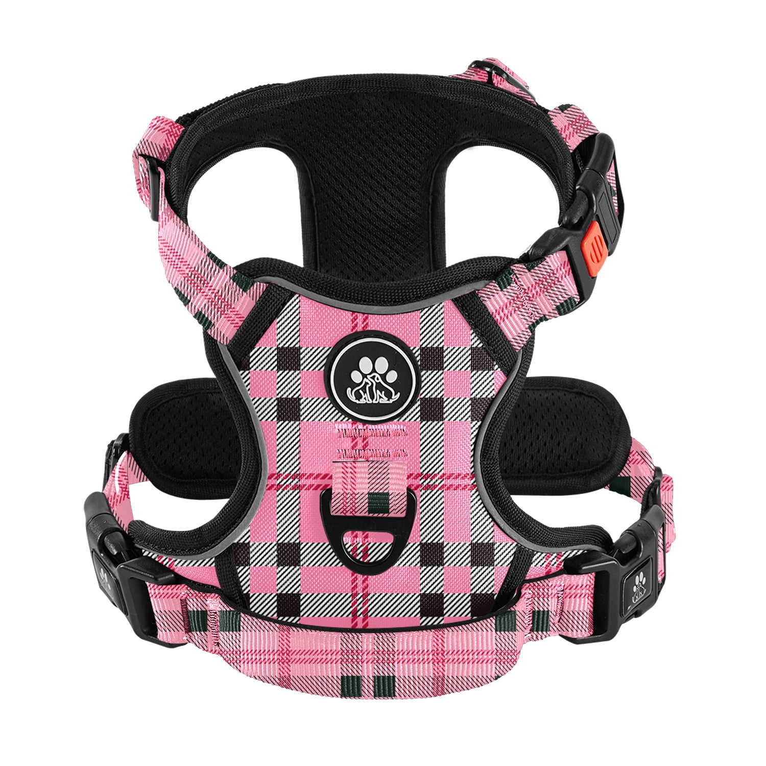 View of FURRYFECTION Anti-Pull Medium Dog Harness, Reflective No-Choke, Escape ...