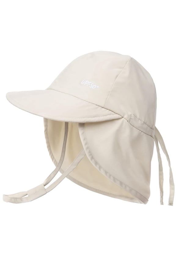 Baby Sun Hat with Neck Flap UPF 50+ Adjustable Baby Boys Girls Summer Beach Hat for Traveling Swim Hat