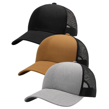 FURTALK Mens Trucker Hat Structured Mesh Baseball Cap Adjustable Classic Mens Hat
