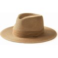 thumbnail image 1 of YEKEYI Panama Hat Sun Hats for Women Men Wide Brim Fedora Straw Beach Hat UV UPF 80+, 1 of 7