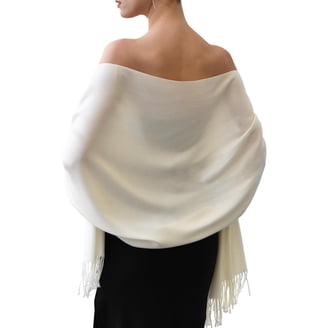 White Women's Wraps, Shawls And For Evening Dresses Chiffon Women Elegant  Soft Silky Wedding Bridal Scarf,Women's Accessories Wraps S - Walmart.com
